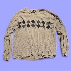 Vintage Dockers Men's Tan Sweater